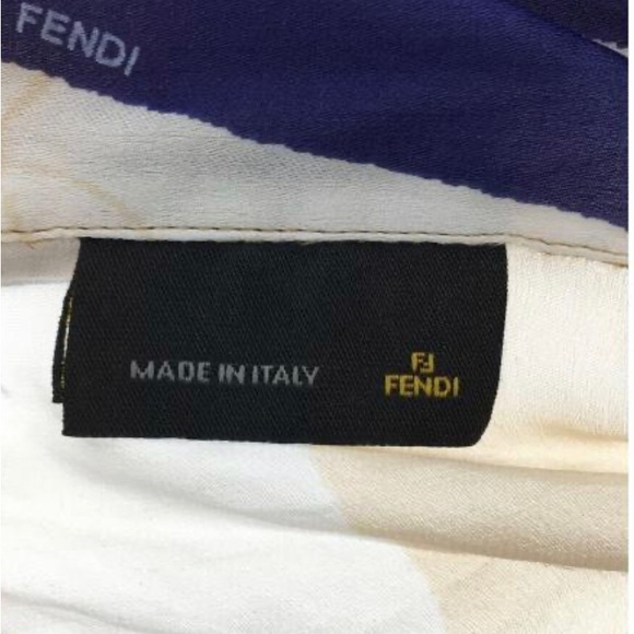 FENDI◆Pullover/long sleeve blouse/42/silk/multicolor/allover pattern - Picture 5 of 6